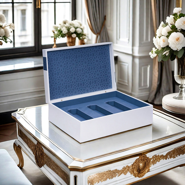 Modern Customizable MDF Perfume Set Box With Elegant UV Printing