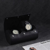 Luxury PU Leather 2 Slot Watch Storge Roll for Travel