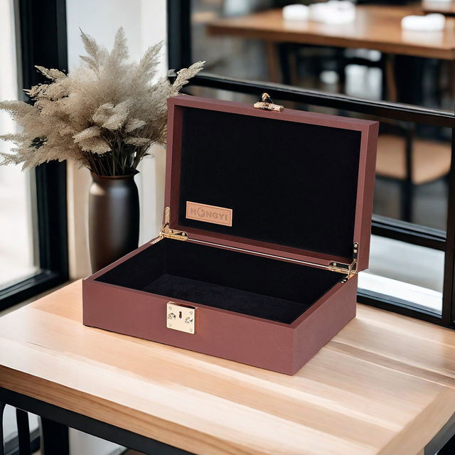 Premium Faux Leather Gift Box for Exquisite Presents